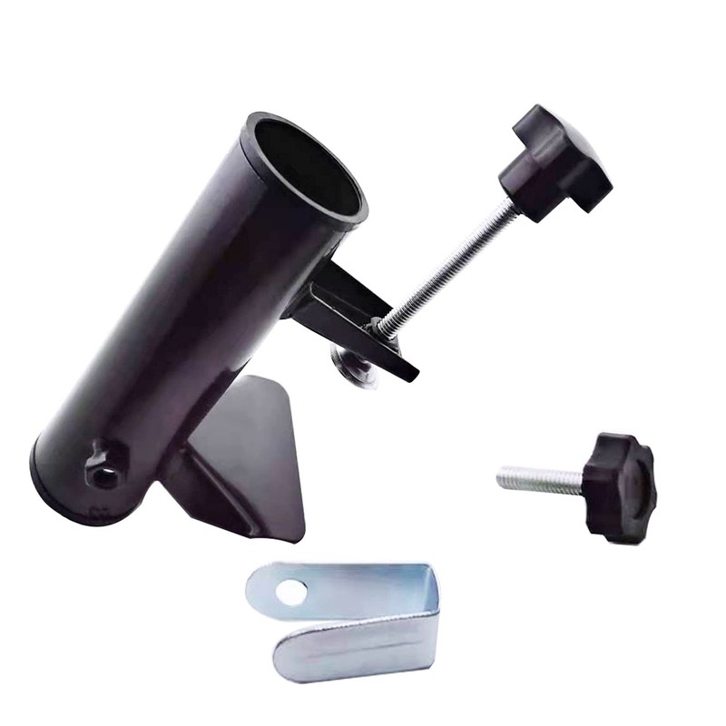 Multifunctional Umbrella Stands, Black Fixed Clip Umbrella Clamp & Portable