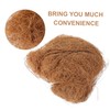 SUPVOX Coconut Palm Silk Soil Coir Mulch Fiber for Planting