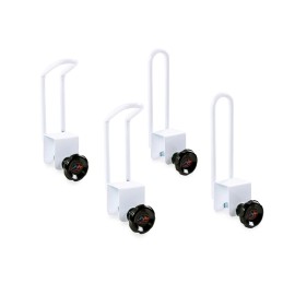 AA-Racks Steel Van Roof Ladder Rack and Truck Ladder Rack Ladder Stopper 1 Pair