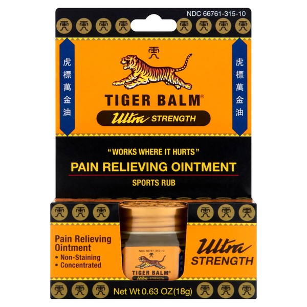 Tiger Balm Ultra Strength 0.63 oz (Pack of 6)