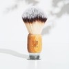 WLDOHO Vegan Shaving Brush with Bamboo Wooden Handle for Safety