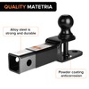 Donext ATV/UTV Trailer Hitch, Towing Ball Mounts with 2" Ball,