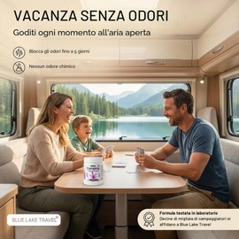 Blue Lake Travel Pastiglie per WC da campeggio, per camper e roulotte, colore arancione (15 pezzi)