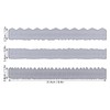 Irregular Edges Ruler, Carbon Steel Paper Tearing Ruler, Embossing Lightweight