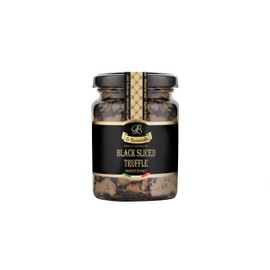 La Rustichella - Black Sliced Truffle - 100% Made in Italy | Vegan, Gluten-Free, Cholesterol-Free (3.17 oz (90 gr))
