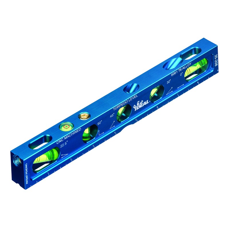 IDEAL Electrical 35-208 Electrician Level CNC Machined Aluminum Level with