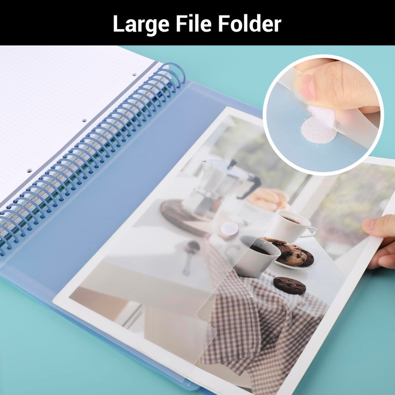 Yarotm Squared Notebook A4 - Spiral Notebook 23.5x 29.8cm -