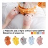 Set 5 Pares De Rodilleras Bebe Gatear Antiderrape