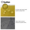 SoulRain 16 Ribs 48" Stick Umbrella Auto Open Solid Color