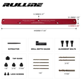 RULLINE 71650 Exhaust Manifold Template, Compatible with 2014+ GM Ecotec3 5.3L/6.2L Engines, Factory Precision Drilling Tool for Enhanced Performance