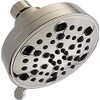 DELTA FAUCET 52638-PN18-PK H2Okinetic 5-Setting Contemporary Shower Head, Polished Nickel