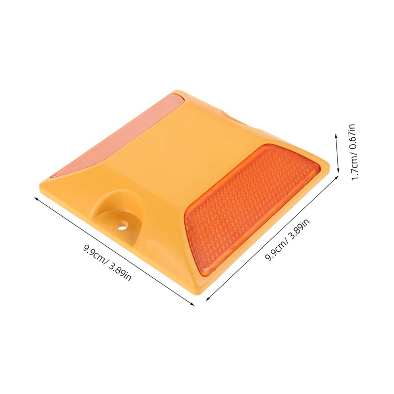 iplusmile 10pcs Reflective Traffic High Visibility Road Reflectors for Pavement