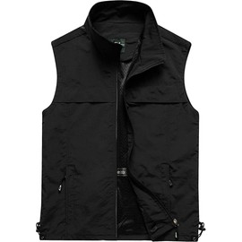 CLAZOLIY CL126 Mesh Vest, Photographer Vest, Men's, Outdoor Vest, UV Protection, UV Protection, Stylish, Fishing, Fishing, Fishing, Fishing, Photography, Work, Multifunctional, Spring, Summer,