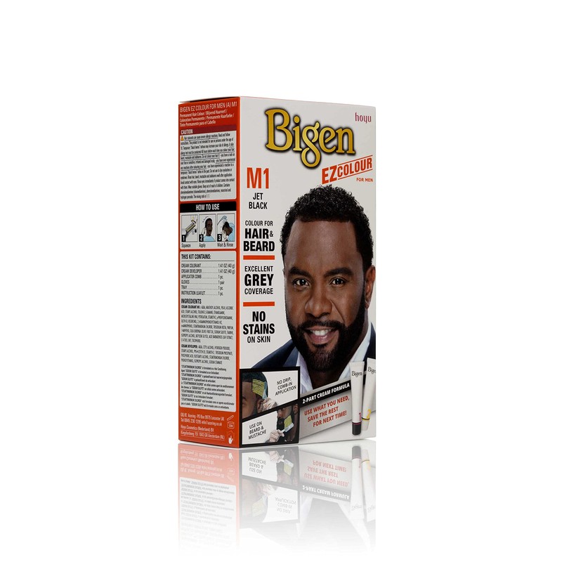 Bigen EZ Colour for Men, Permanent Colour for Hair and