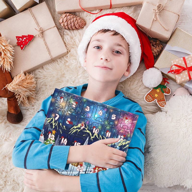 Advent Calendars 2023 Kids Metal Puzzle Christmas Countdown Calendars for