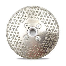 DT-DIATOOL 4-1/2 Inch Diamond Blade for Cutting and Grinding Single Side Coated Electroplated Diamond Disc for Granite Marble