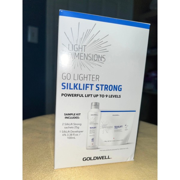 Goldwell NIB Goldwell Light Dimensions Silklift Strong Go Lighter sample