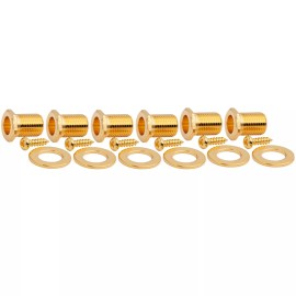 GOTOH NEW Gotoh SGS510Z-RS5 6 in Line LEFT-HANDED Set Mini Tuners 18:1 Ratio - GOLD
