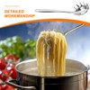 Healvian Stainless Steel Spaghetti Spoon Pasta Ladle Server with Teeth