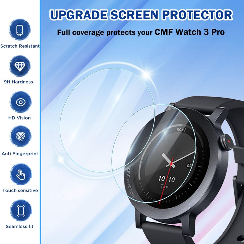 EasEasy 3 Pack Compatible For Nothing CMF Watch 3 Pro