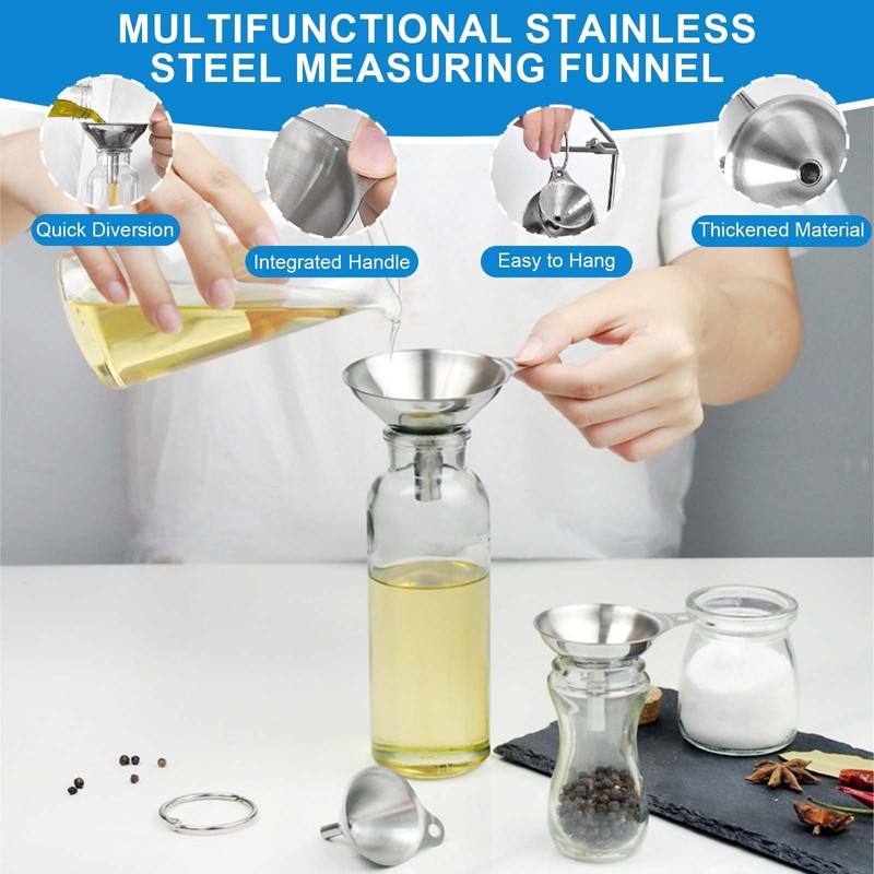 Measuring Cups and Spoons Set 22 Piece, 11 Stainless Steel