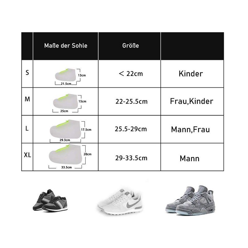 DolDer Overshoes, XL Clear Blue