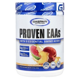 Gaspari Nutrition Proven EAAs Essential Amino Acids Guava Peach 390g GSN-02658, 1 piece / 가스파리 뉴트리션 Proven EAAs 필수 아미노산 구아바 복숭아 390g GSN-02658, 1개
