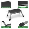 Jocauto Foldable Step Stool, Adjustable Step Stool with a Non-Slip