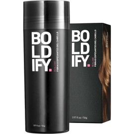 BOLDIFY Fibras Capilares para Cabello Fino (Rubio oscuro) Polvo Pelo Hombre – Botella 56g – Relleno Natural, Oculta al Instante la Pérdida de Cabello – Fibra Capilar Hombre, Mujer