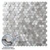M MOFIT 3D Metal Peel and Stick Backsplash for Kitchen,Mini