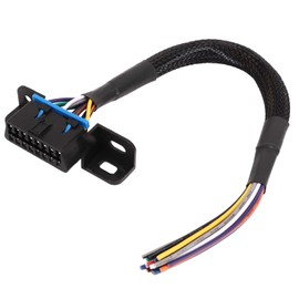 16-Pin J1962f Obd2 Female To Open Pigtail Cable Obdii Instrument Panel Port Pigtail Fixed Harness, Port Replacement Cable, Code Readers, Scan Tools, 14cm