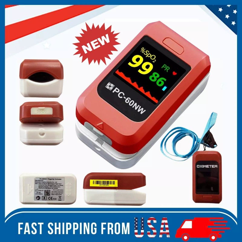 Oximeter 10 Pack Fingertip Pulse Oximeter Blood Oxygen Meter SpO2