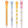 OFFCUP Set of 4 Erasable Gel Pens, Cute Cartoon Animal