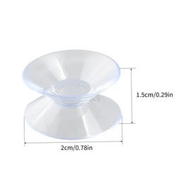Vikrami lighting 30pcs 20mm Featuring Double Sided Suction Cups，Small Plastic Suction Cups, Suction Cups,Small Suction Cups,Suction Cups Without Hooks Clear Suction for Kitchen, Bathroom, and Windows