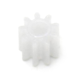Bettomshin Plastic Gear 092A 0.5 Modulus Pulley Belt Shaft Robot RC Motor Hand DIY Mechanical Parts Kit White 10pcs