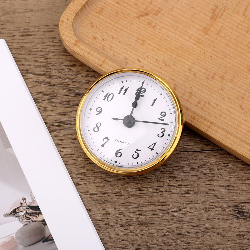 BTFO Round Quartz Clock Insert, 2.8 Inch Mini Quartz Movement