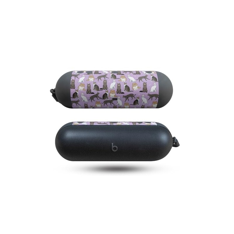Speaker Skin Compatible with Beats Pill (2024) - Cat Chaos