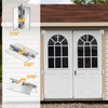 uxcell 2 Pack Heavy Duty Weldable Hinges, 3.5" x 2.36"
