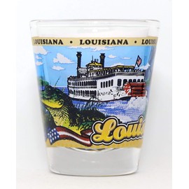 Louisiana State Wraparound Shot Glass