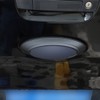 DIYUCAR ABS Plastic Matte Black Car Rear Badge Ring Logo