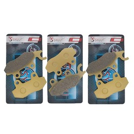 S SYUU Motorcycle Replacement Front Rear Brake Pads Brakes compatible with Can-Am Commander 800 1000 STD/DPS/LTD/XT 2011 2012 2013 2014 2015 FA165F FA135F FFA135R