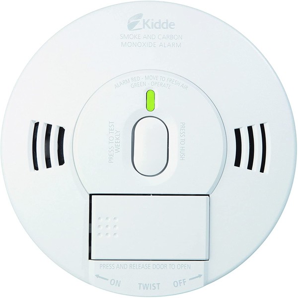 Kidde Smoke & Carbon Monoxide Detector, Hardwired Interconnect, Combination Smoke & CO Alarm with Battery Backup, Voice Alerts
