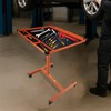 Aain A052 Mechanics Rolling Work Table, Adjustable Mobile Tray Table