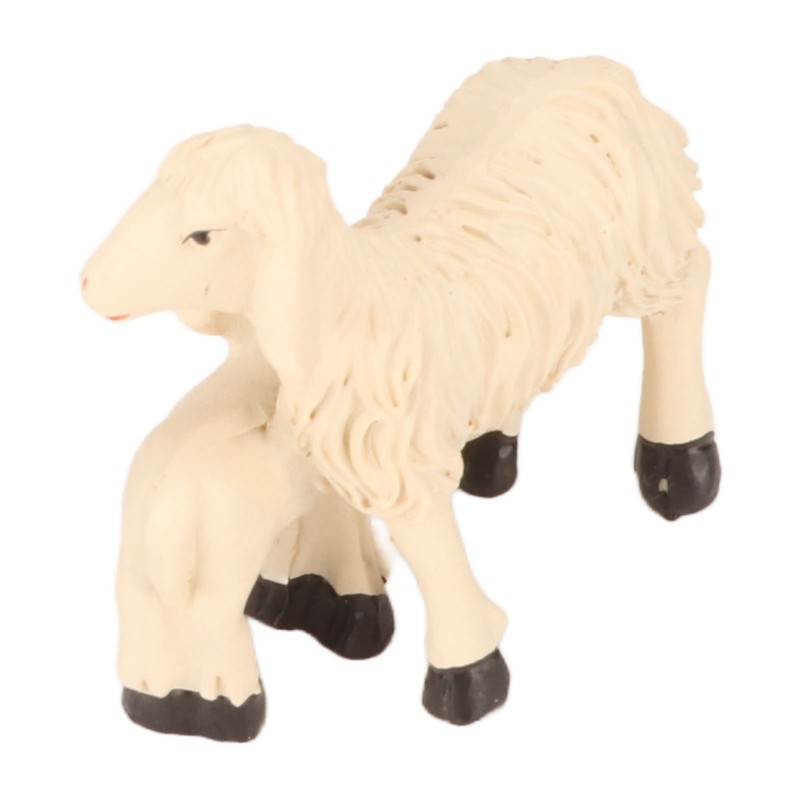 6Pcs Miniature Sheep Figurine Durable Resin Hand Painted UV Protection