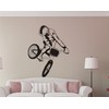 Cycle Stunt Black Wall Sticker and WallpaperWall Sticker and Wallpaper