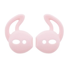 ALXCD Ear Cover Ear Hook Replacement for Headset MMEF2AM/A, 3 Pair Anti-Slip Silicone Ear Tips, Fit for Air pod 1 Air pod 2 Sport White/Black/Pink
