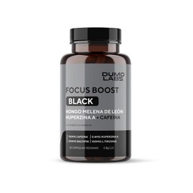 Focus Boost Black- Nootrópico Natural para Mejorar el Enfoque, Concentración y Energía