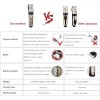 IWEEL 12 Piece Waterproof Dog Hair Trimmer Set Cordless 2