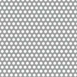 Punching Metal Aluminum, 7.9 x 11.8 inches (200 x 300 mm), Plate Thickness: 0.06 inches (1.5 mm), Hole Diameter 0.2 inches (5 mm), P8 (Unit) a1615