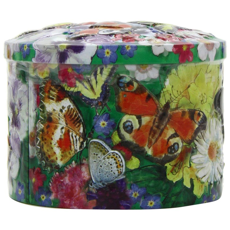 Gardiners of Scotland Handmade Fudge 200g Round Tin, Butterfly Vanilla